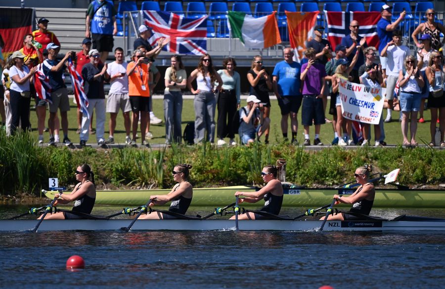 Young Kiwi quad finishes sixth against the world's best in Duisburg final, 25 July 2026