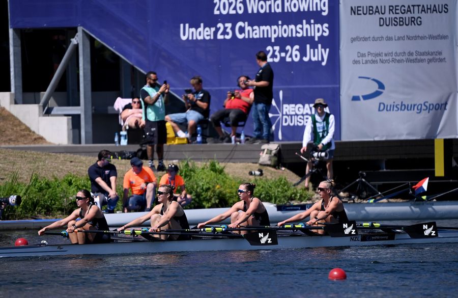 Young Kiwi quad finishes sixth against the world's best in Duisburg final, 25 July 2026