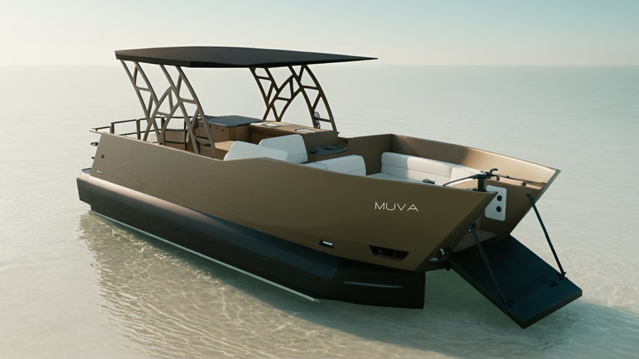 MUVA Explorer Electric Yacht Photo : MUVA Boats on Facebook
