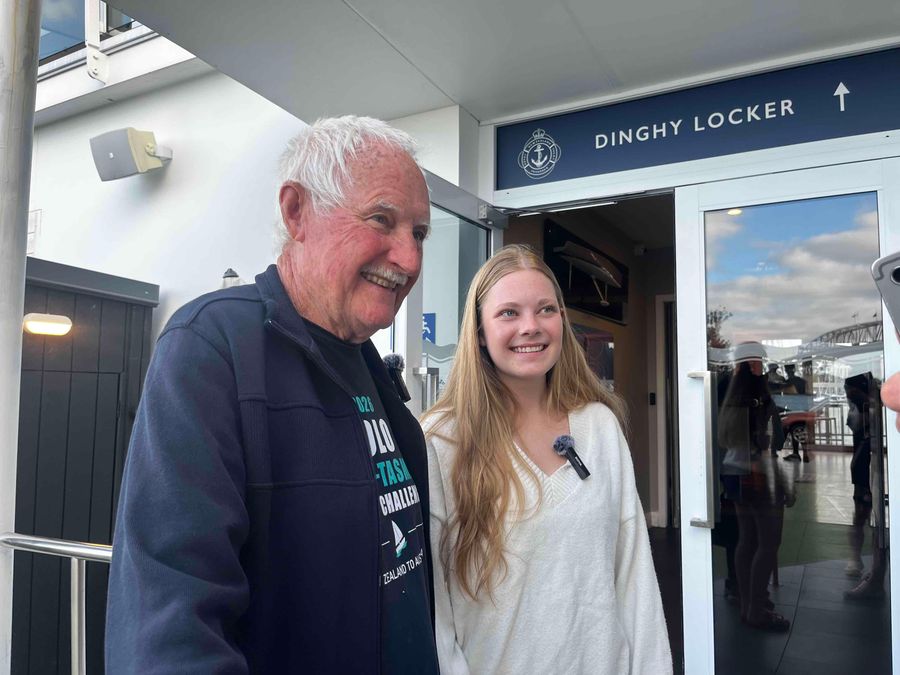 Malcolm Dickson and his granddaughter Lilly