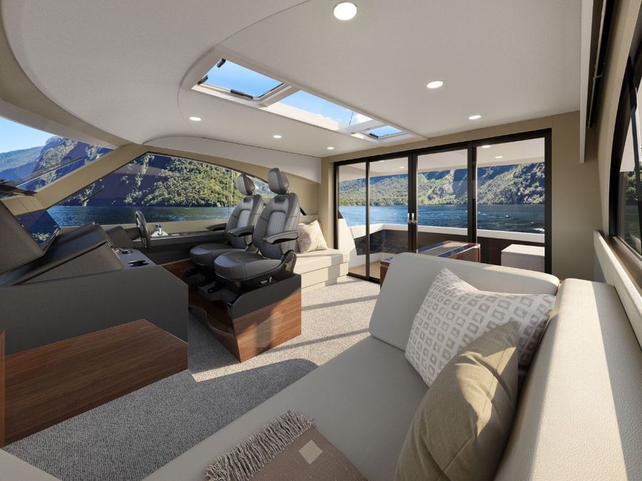 Maritimo M50 flybridge