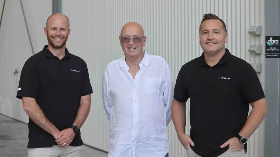 Maritimo's Sean Savage, Bill Barry-Cotter, and Danny Jordin.