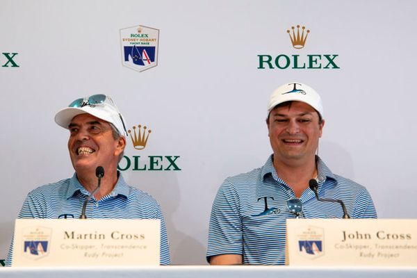 Martin and John Cross (father and son). Photo : Rolex Sydney to Hobart Yacht Race