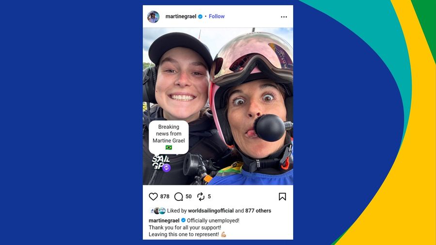 Martine shares the news in a 2026 season Instagram post.