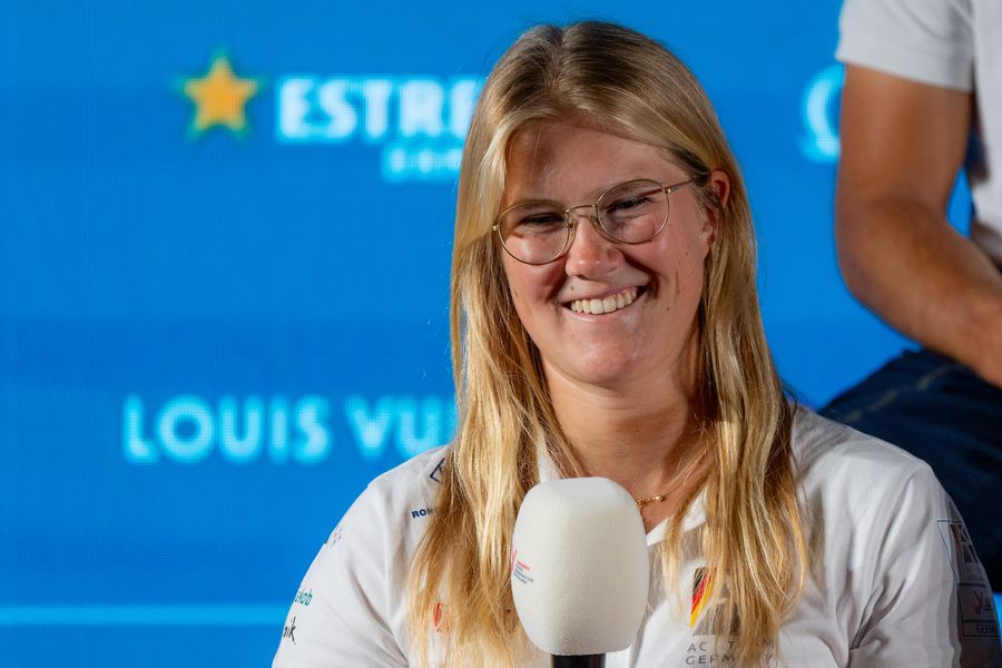 Maru Scheel, Skipper Germany Boat. Photo Credit: AC37 media