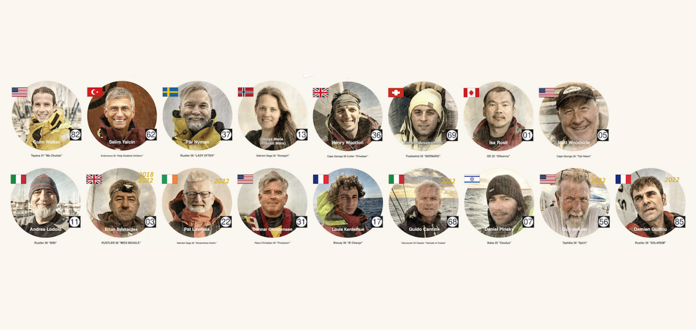 Meet the 17 skippers tackling the 2026 Golden Globe Race