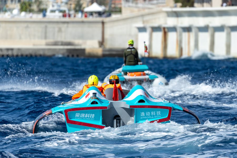 Chinese team claims first Monaco Energy Boat Challenge podium with ePropulsion hydrofoil, 30 July 2026