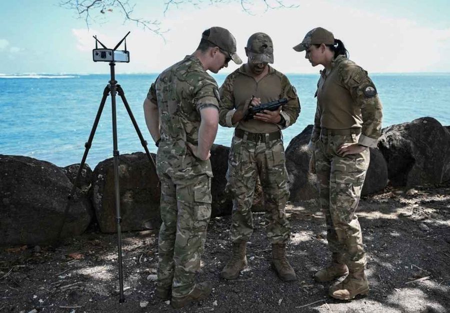 NZDF Manawanui salavage operation. Image credit NZDF Facebook