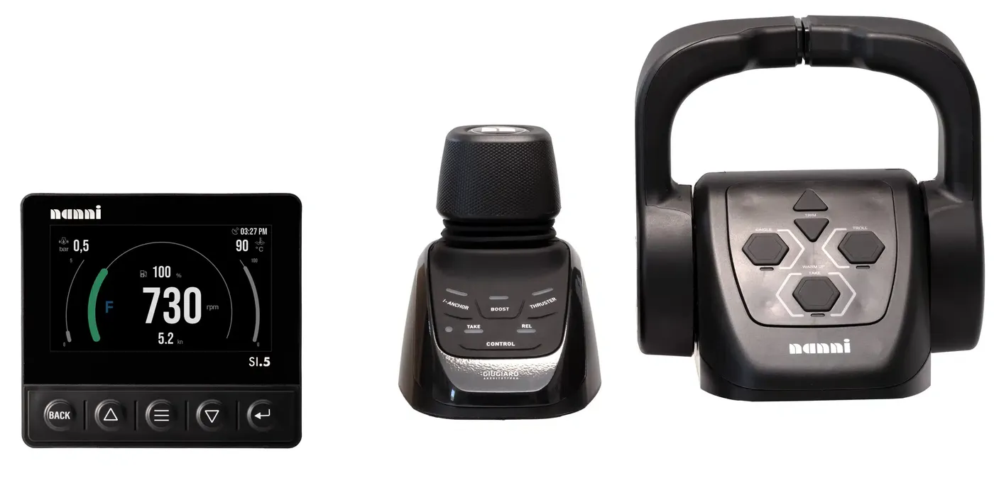 One-handed docking: Nanni's NOVA system holds its course