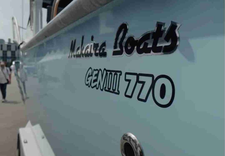 New Zealand boat builder Makaira Boats at the 2024 Melbourne International Boat Show. Image credit : from Makaira Boats Facebook page