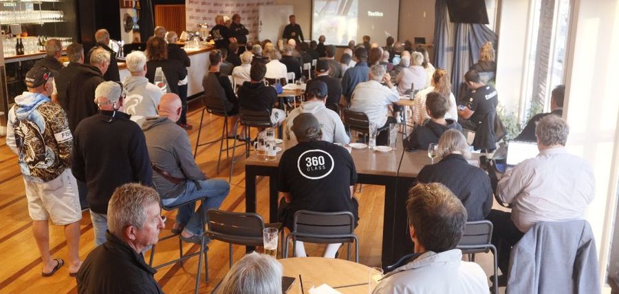 News of a slow race set the tone at tonight’s PIC Coastal Classic Forecast and Tactics Clinic.