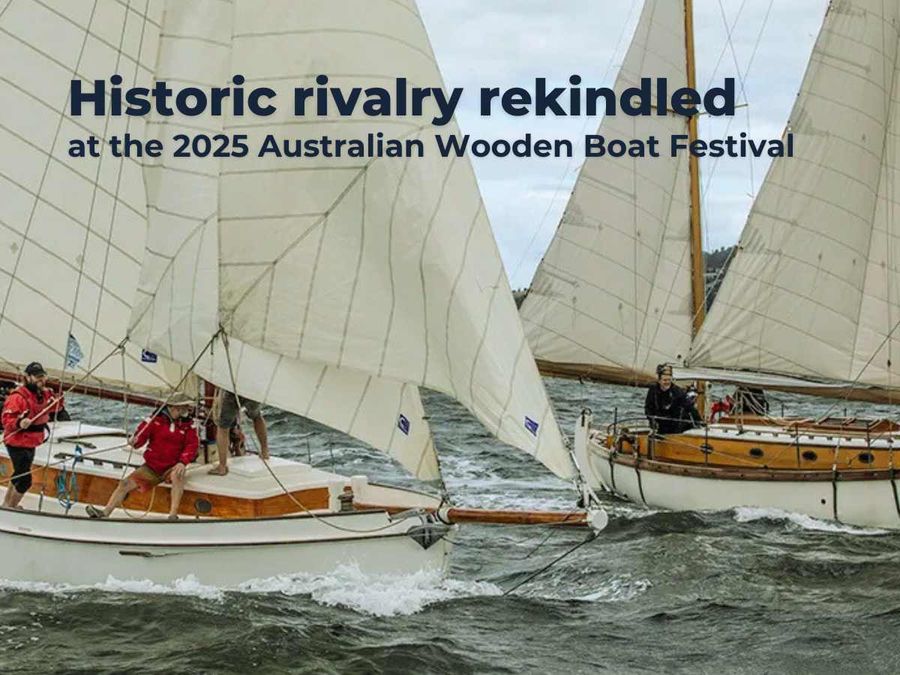Photo credit: Ngataki and Te-Rapunga race against each other in this year's historic event, by Credit: AWBF/Mark Chew Photography