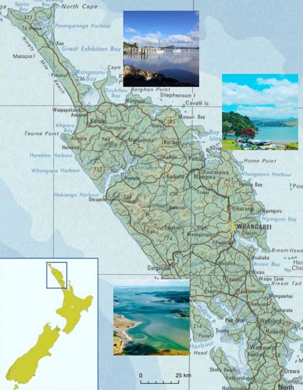 Northland spots worth visiting over autumn and winter include Kaipara Harbour, Whangaroa and Whangaruru.