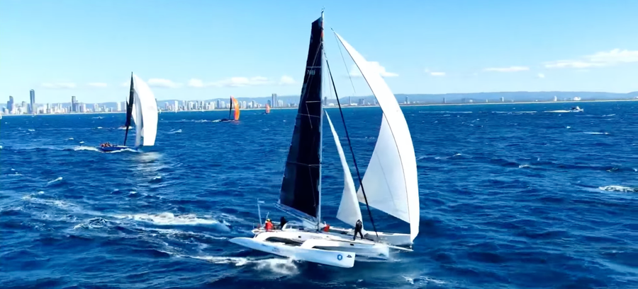 Ocean's Tribute in the GCCM Gold Coast Mackay Yacht Race