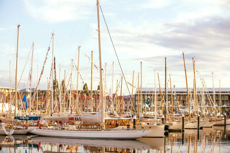 On-water boat display 2024 / Australian Wooden Boat Festival / Mark Chew (Facebook)