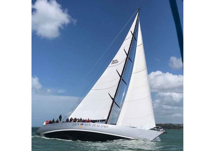 PIC Coastal Classic - Lion New Zealand, famous monohull designed by Sir Peter Blake - here being used for the NZ Sailing Trust. Image credit NZ Sailing Trust Facebook Page