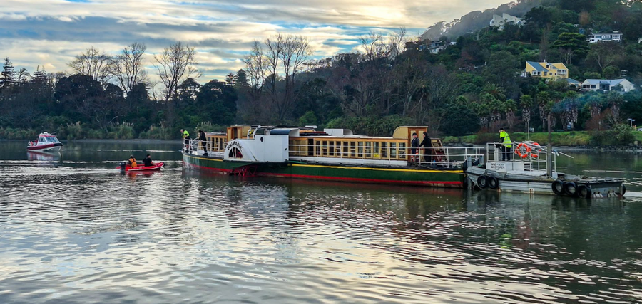 PS Waimarie historic Whanganui Paddle Steamer begins major five-month overhaul