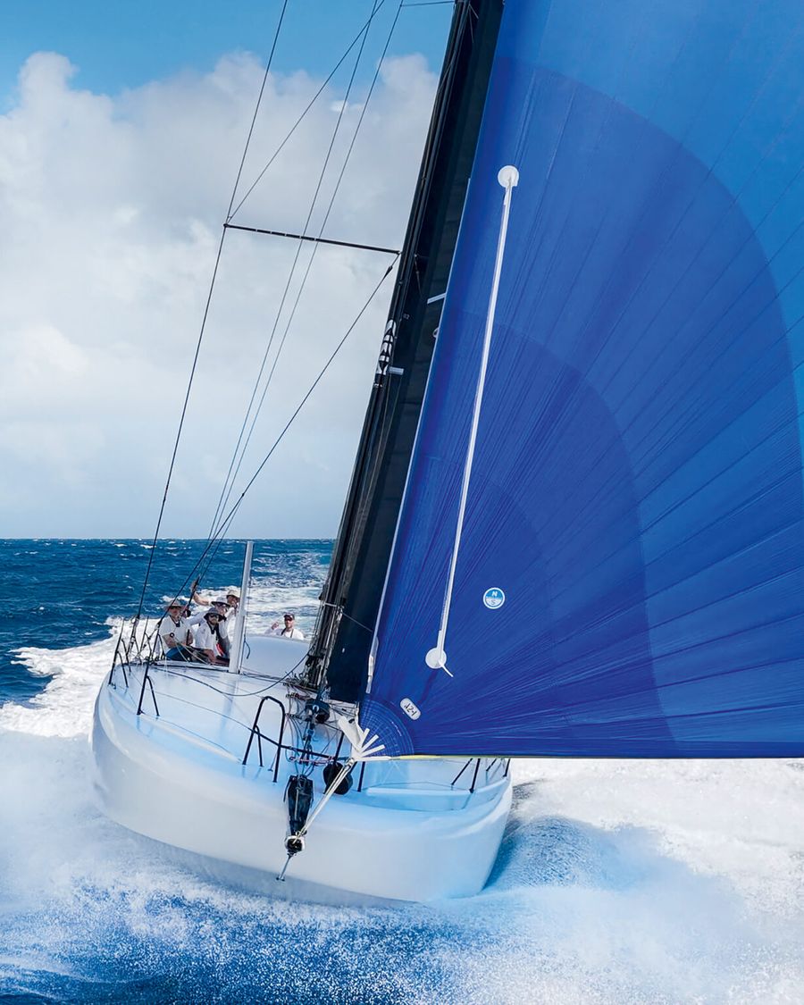 Palanad 4 averaged 17.68 knots over the 3,500-mile Transatlantic race.