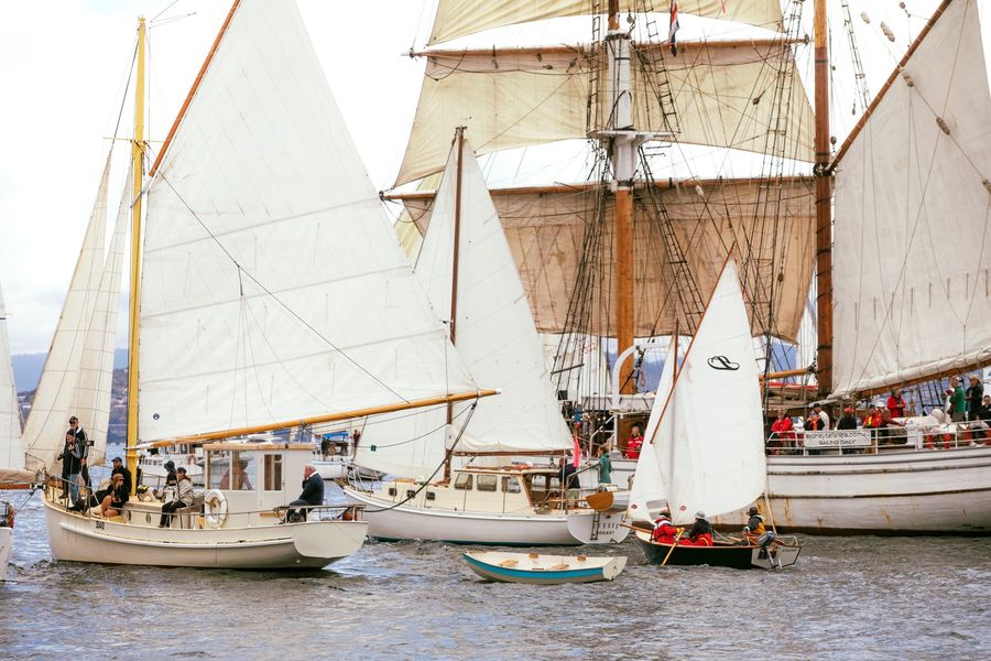 Parade of Sail 2024 / Australian Wooden Boat Festival / Mark Chew (Facebook)