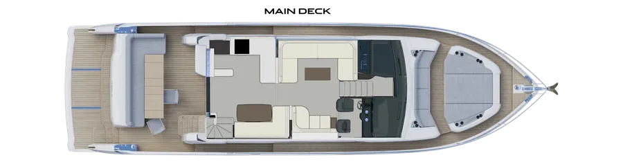 Pearl Yachts 63 main deck / Pearl Yachts