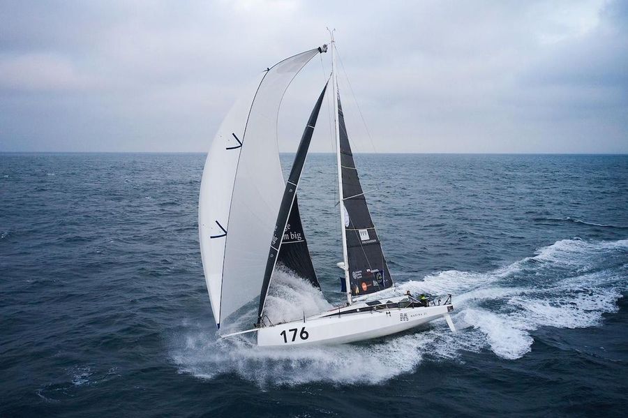 Route du Rhum preparation begins aboard Pierre Le Boucher's Penfret