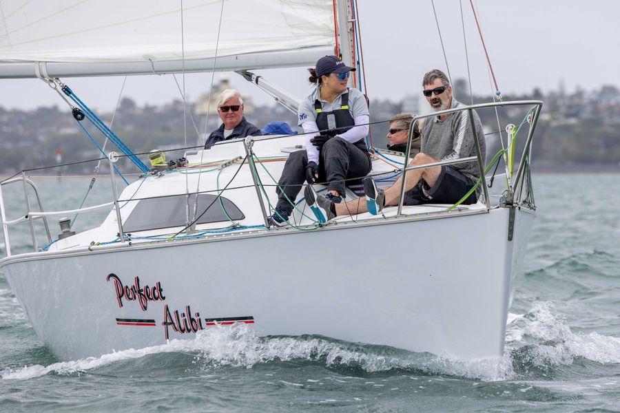 Perfect Alibi in the 2024 PIC Harbour Classic / Suellen Hurling - Live Sail Die (PIC Harbour Classic - Facebook)