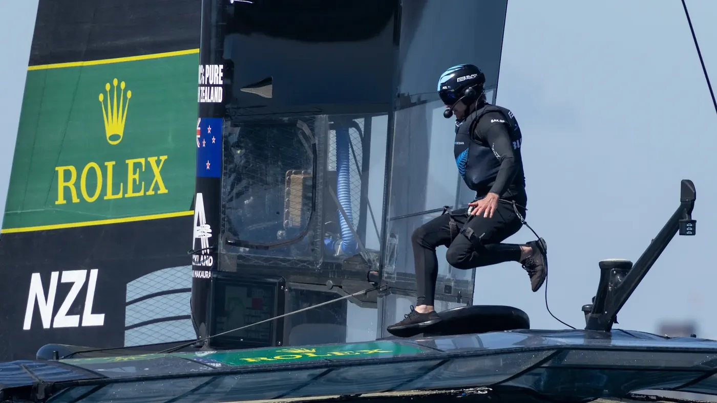 Peter Burling in LA SailGP 2025