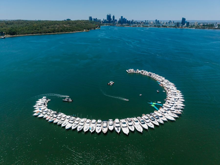 Riviera Australia 2024 raft-up // Photo: Riviera Boats