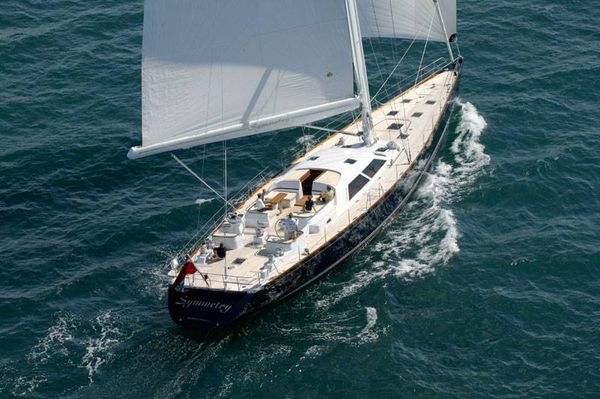 Photo credit // 29.3m Frers-designed sloop, Symmetry, built by New Zealand Yachting Developments in 2004 (Facebook)