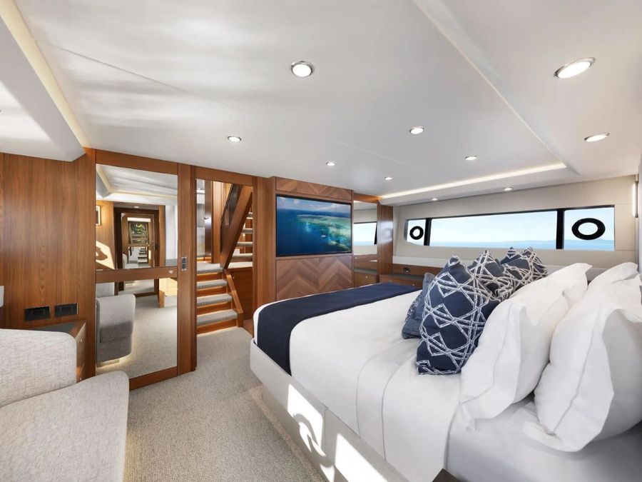 Over the past few years, Maritimo has taken the interior design of its luxury motor yachts to an entirely new level