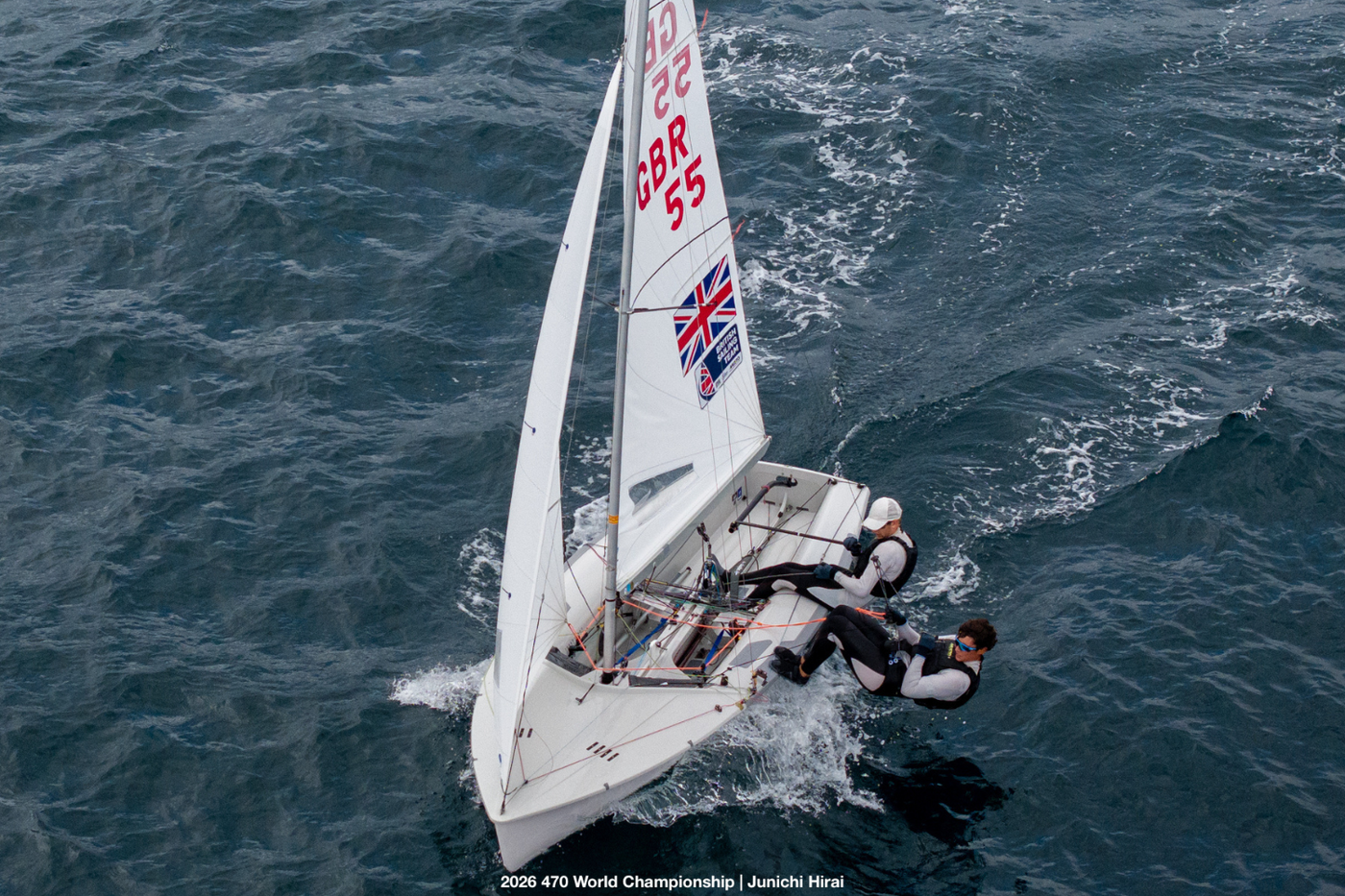 British pair win both openers to lead chaotic Gold Fleet day one, 15 August 2026