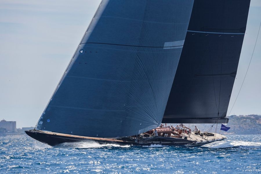J-Class Yacht Rainbow. Photo Credit: AC37 media