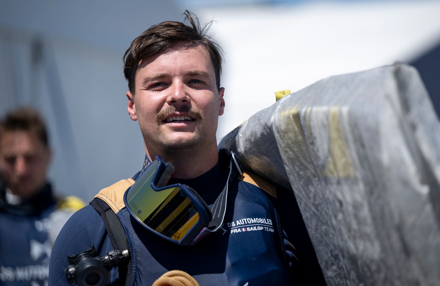 Enzo Ballander competing as one of four young sailors with eyes on a SailGP future.