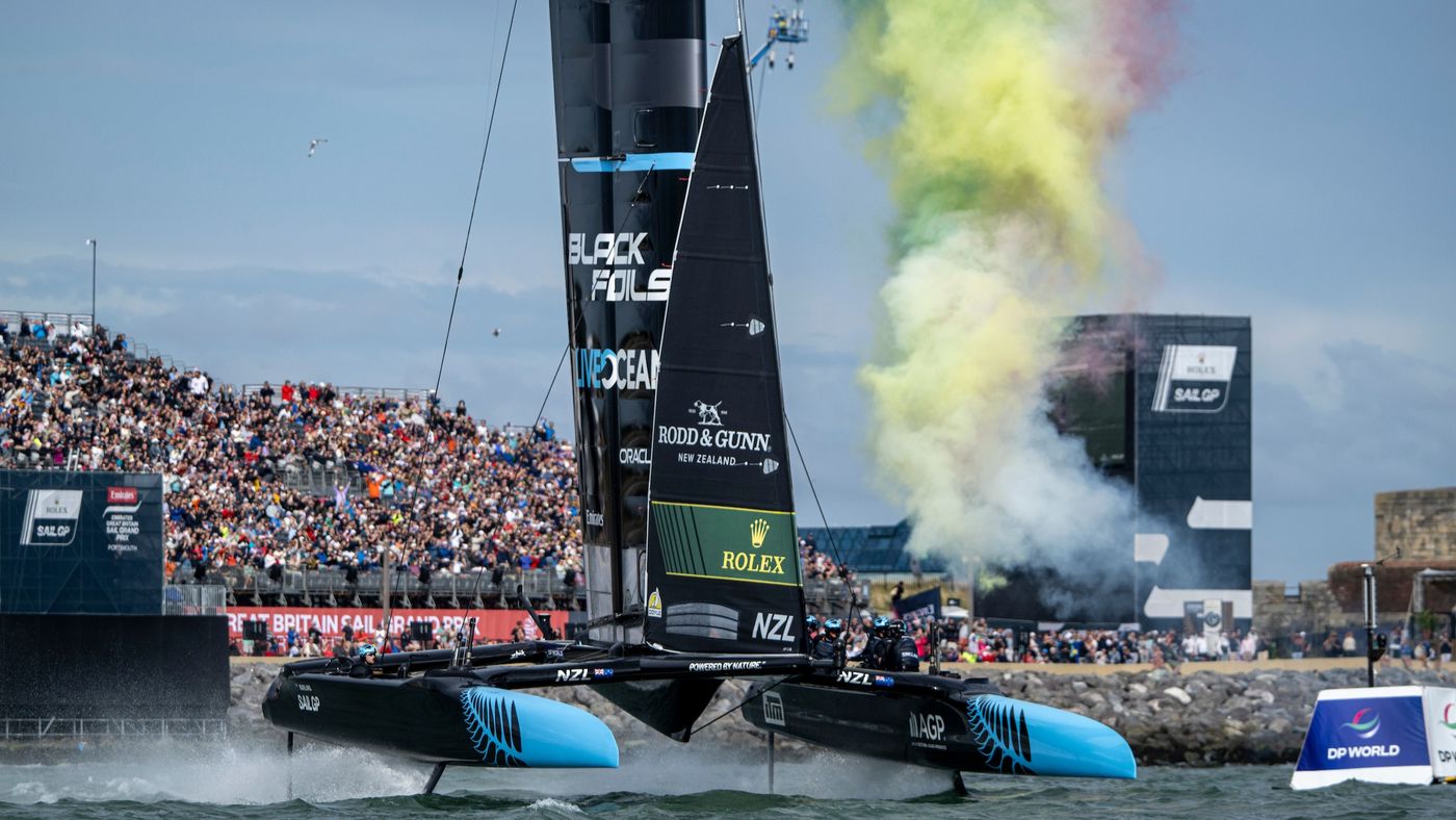 Emirates GBR bring the fire at Portsmouth before 20,000 home fans, 24 July 2026