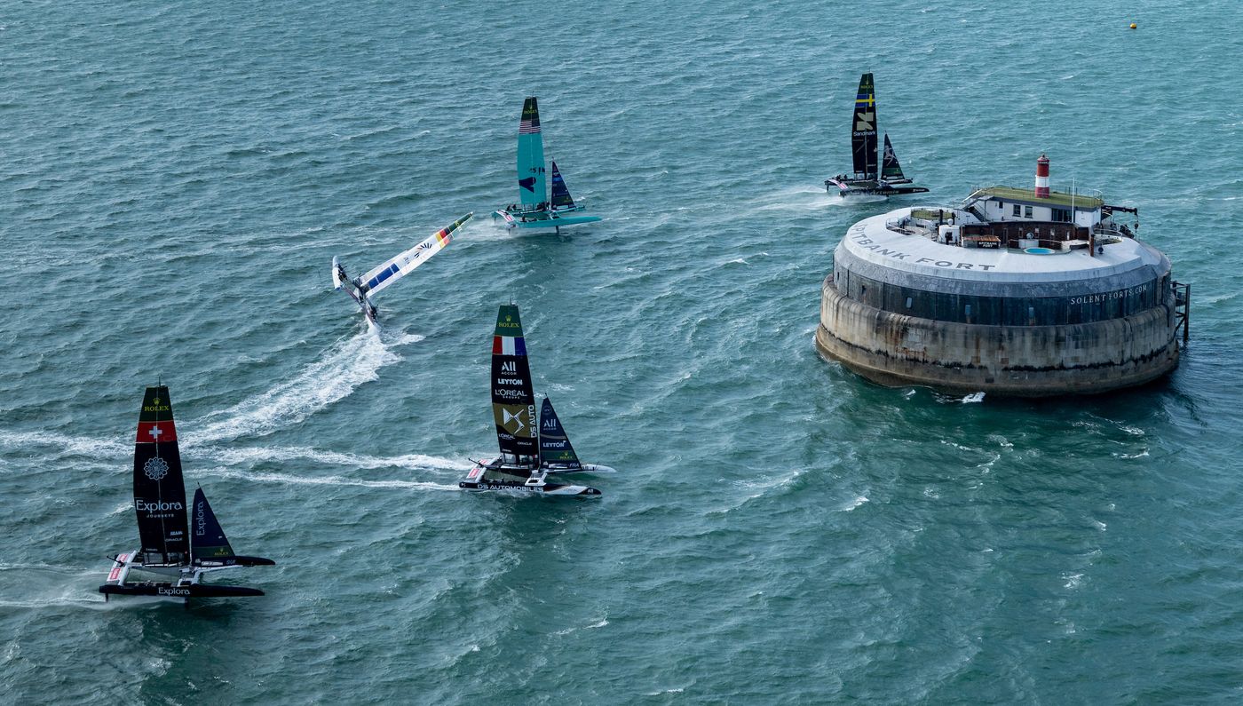 How a wing pull saved Germany's F50 from capsize at Portsmouth, 26 July 2026