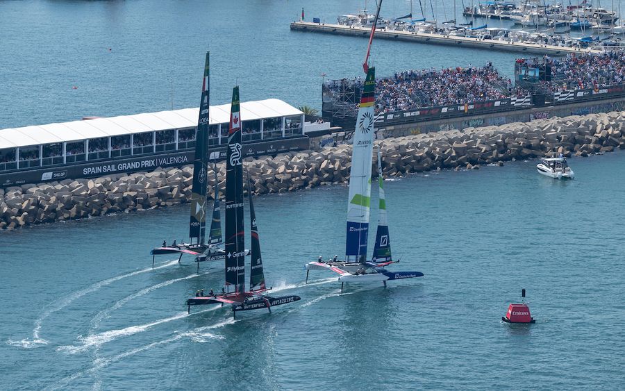 Valencia waits on the breeze as Day 2 racing holds
