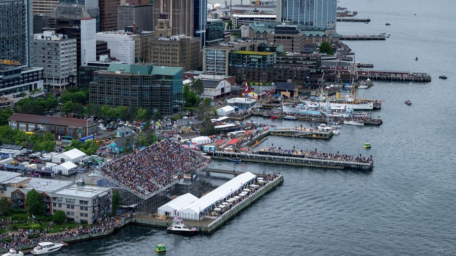 A full house at SailGP's Race Stadium in Halifax