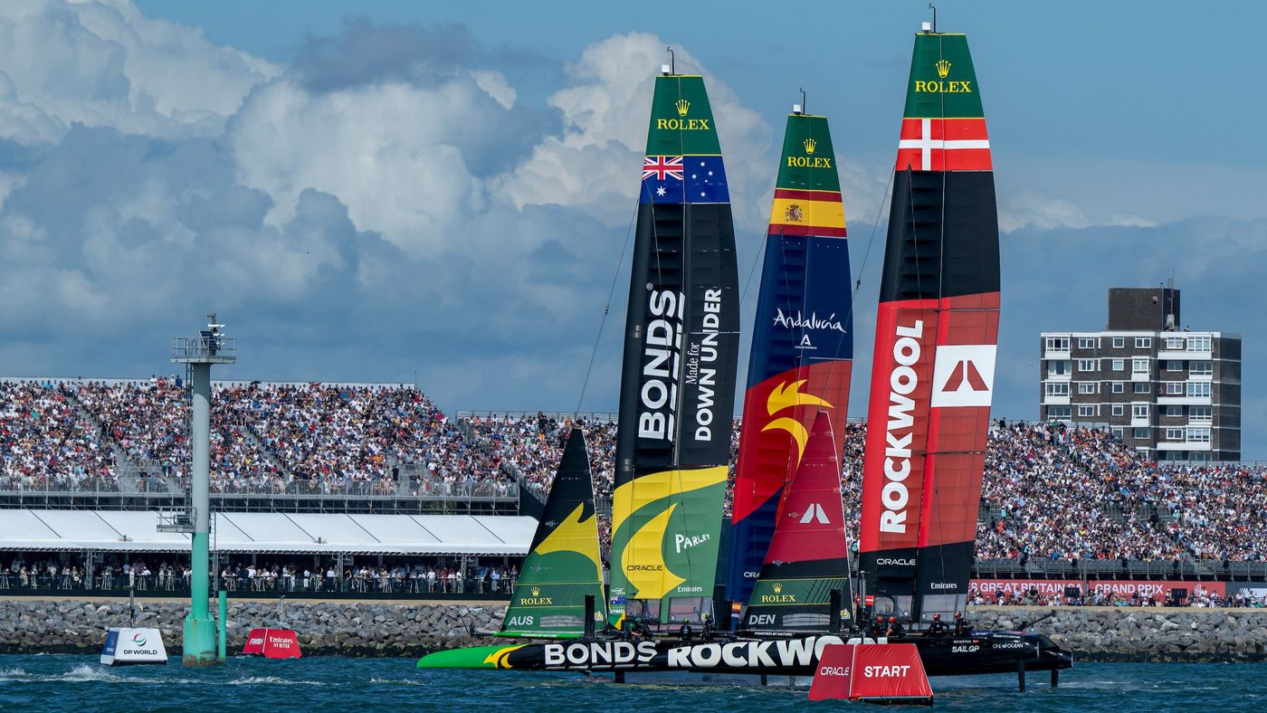 Flat water and fresh breezes set up ideal Solent racing at Portsmouth SailGP, 23 July 2026