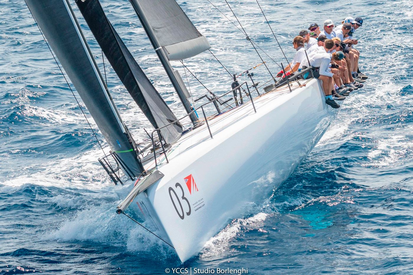 James Neville aboard Ino Veritas (RORC)