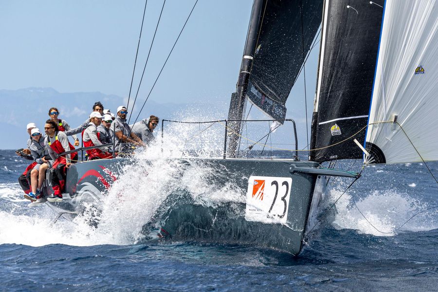 Per Roman aboard Garm (RORC)