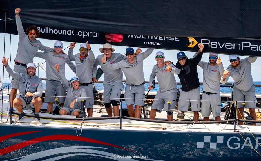 Garm crew: Per Roman, Gustavo Martinez, Johan Barne, Taavi Valter, Jesper Stalheim, Carlos Ruigomez, Oliver Hernandez P, Gonzalo Morales, Dominique Knuppel, Finian Morris, Francisco Palacios.