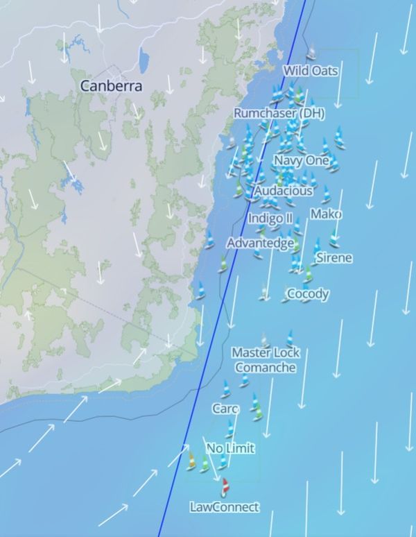RSH Update, latest boat positions. Photo- RSH on Facebook
