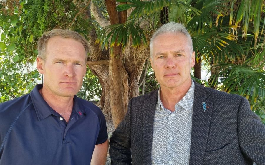 Recreational-harbourmaster-for-Waikato-Hayden-Coburn-L-and-Waikato-Regional-Councils-compliance-manager-Patrick-Lynch.-Photo-RNZ-Libby-Kirkby-McLeod-.jpeg