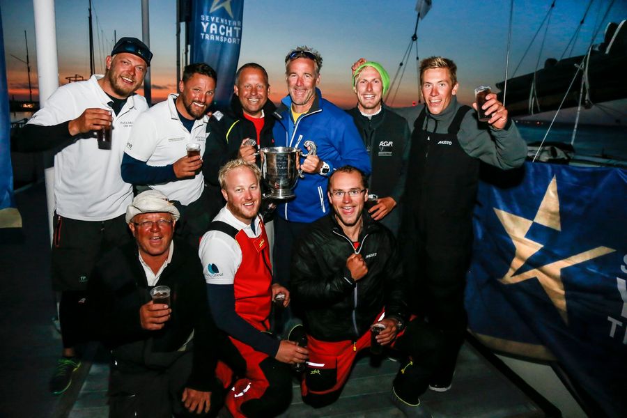 Richard Palmer & Rupert Holmes celebrate 2022 Round Britain & Ireland Race
