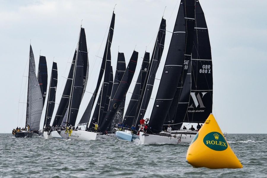The Admiral's Cup combines inshore racing with offshore challenges, finishing with the Rolex Fastnet Race to crown the winner of the prestigious trophy.