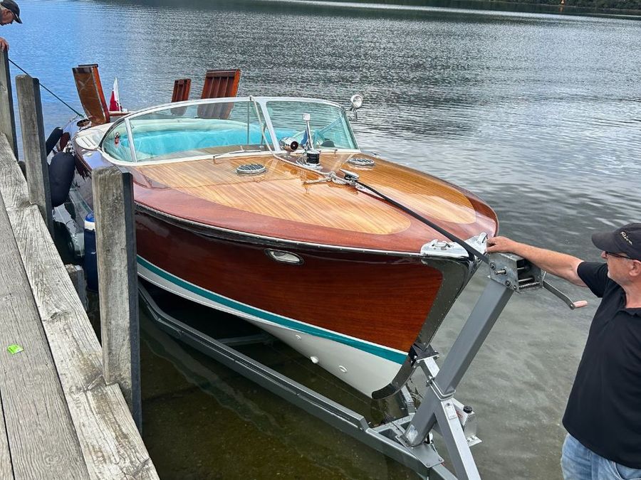 Riva Tritone at the NZ Antique and Classic Boat Show
