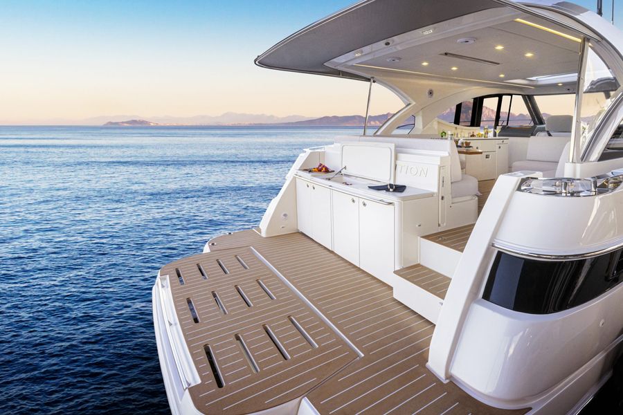 Riviera unveils Belize 55 Daybridge at Newport debut show, 15 September 2026