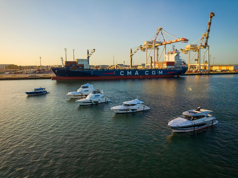 Twelve Riviera yachts sail 8,000 nautical miles to Florida show, 10 September 2026