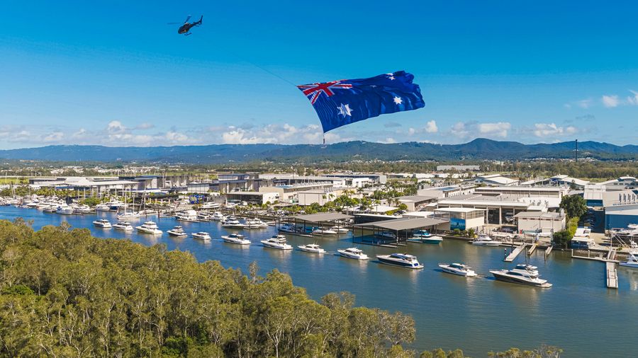 $40 million fleet departs Gold Coast for Sanctuary Cove in 320m procession, 18 May 2026