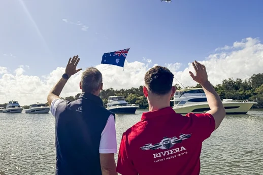 $40 million fleet departs Gold Coast for Sanctuary Cove in 320m procession, 18 May 2026